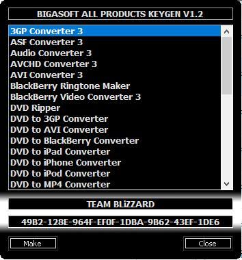 Bigasoft 视频转换软件全系列注册机图3