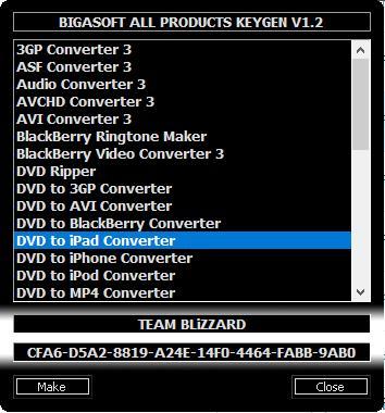 Bigasoft 视频转换软件全系列注册机图1